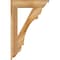 Ekena Millwork Olympic Traditional Rough Sawn Bracket w/ Offset Brace, Western Red Cedar, 6"W x 22"D x 34"H BKT0604X22X34OLY01RWR - alternate 2